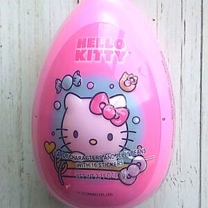 HELLO KITTY Filled Plastic Easter Egg,stickers and candy